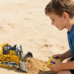 Oferta Especial: Excavadora de Juguete Eléctrica a Control Remoto de <span class=keywords><strong>9</strong></span> Canales, Escala 1:24, Realista, con Orugas de Aleación - Product Image 5