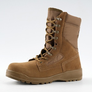 Suela gruesa de otoño para hombre, impermeable marrón con plantilla superior de cuero PU para la temporada, botas deportivas altas para exteriores para hombre, zapatos de senderismo - Product Image 2