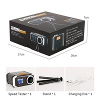 Layar LCD dengan Akurasi Tinggi, Speedometer untuk Pengambilan Data dengan PP untuk Sinkronisasi dan Tampilan Delapan Bahasa