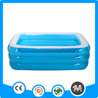 28106 8 Fuß 244*61cm runde Form Tragbarer großer aufblasbarer Außen pool für Kinder