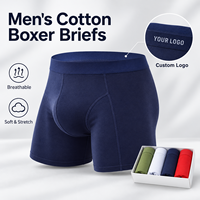 Boxers pour hommes en coton élastique doux, longs et multicolores, lot de 4, vente en gros, stock d'usine, pour usage quotidien