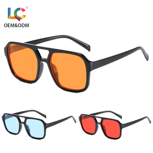 <span class=keywords><strong>Occhiali</strong></span> da Sole <span class=keywords><strong>Aviator</strong></span> alla Moda per Donna, Montatura Vintage con Doppio Ponte, Lenti Colorate, <span class=keywords><strong>Occhiali</strong></span> da Sole Femminili in Promozione - Product Image 3