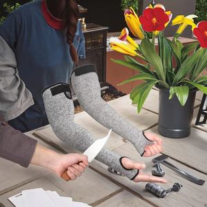 Factory Direct Customizable Level 5 HPPE Cut Resistant Kitchen Work Safety Gloves Durable Anti-Slip <b>Arm</b> <b>Sleeves</b> Washable <b>Arm</b> - Product Image 6