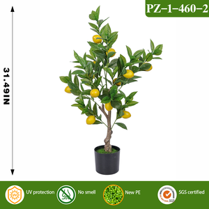 RUOPEI Arbre <span class=keywords><strong>Citronnier</strong></span> Artificiel Faux <span class=keywords><strong>Citronnier</strong></span> à Fruits Jaunes Sans Odeur Résistant aux UV Ignifuge Écologique <span class=keywords><strong>pour</strong></span> Intérieur Maison Cuisine - Product Image 5