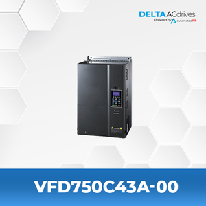 ไดรฟ์ปรับความถี่ VFD รุ่นใหม่ 100% C2000+ ซีรีส์ VFD750C43A-00 75KW 100HP 460VAC 150A มีสินค้าในสต็อก - Product Image 2