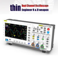 FNIRSI-1014D Digital Oscilloscope 2 in 1 Dual Channel Input Signal Generator 100MHz* 2 Ana-log Bandwidth 1GSa/s Sampling Rate