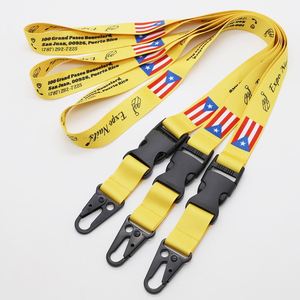 Promotional Custom Polyester Heat Transfer Lanyard Expo Nails Salon Keychain Detachable Daily Carry Accessory Lanyard - Product Image 1