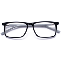 Elan Optical RD26120 Monture de lunettes rectangulaire classique la plus vendue, monture intégrale unisexe en acétate, lunettes optiques écologiques