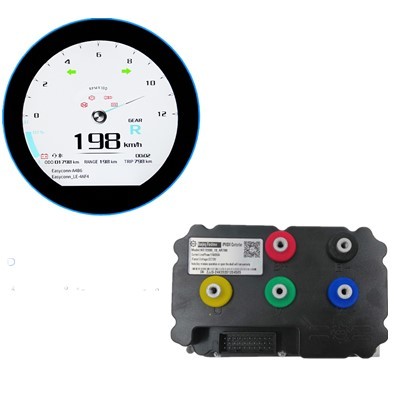 TFT Display with FARGRIVER Controller Electric Motorcycle Meter with Customized UI and Lithium Battery