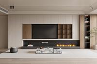 Meuble TV moderne en bois réglable 2025 pour ferme, hôtel, salon, chambre, appartement, maison