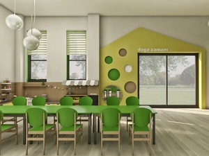 Eco-friendly Safe Commercial Display Fitting Kids Restaurant Interior Design Children Playground Shop Fitment Decoration Custom - Product Image 3