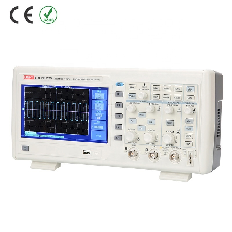 UTD2202CM Digital Storage Oscilloscope With Bandwidth 200MHz