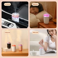 Diffuseur d'arômes, lampe à sel, ioniseur USB, désodorisant de voiture, mini humidificateur silencieux pour bureau, maison, chambre, lumière d'ambiance