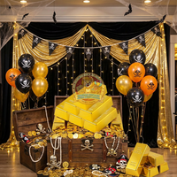 Nouveau produit : Barres d'or factices en plastique ABS durable, très demandées pour les fêtes d'Halloween sur le thème des pirates et la décoration de scène
