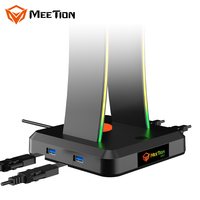 Support pour casque Meeetion U002, présentoir pour casque, présentoirs pour casque en gros, support universel pour casque avec RGB