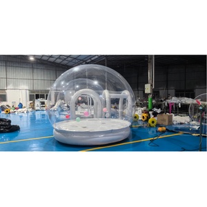 Haute qualité THL marque Transparent extérieur utilisation de l'eau gonflable Double bulle maison tente PVC matériel capacité personnalisée - Product Image 2