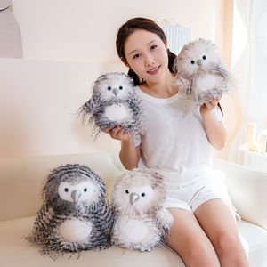 Peluche <span class=keywords><strong>Hibou</strong></span> Personnalisée Mignonne pour Enfants, Jouet en Peluche Ultra Doux en Coton PP, <span class=keywords><strong>Doudou</strong></span> Réaliste, <span class=keywords><strong>Hibou</strong></span> Vif - Product Image 5