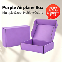 Cajas de Regalo Elegantes Resistentes a la Presión, Color Violeta, Cajas de Doble Cara para Recuerdos de Fiesta y Envío de Regalos Navideños
