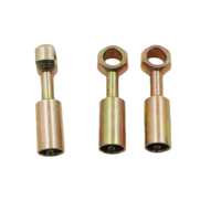 Raccords à sertir pour tuyau Ptfe ATV UTV connecteur de ligne de frein de moto métrique Flare bulle inversé té coude Banjo connecteur