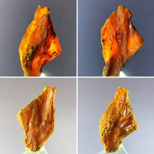 Cristal de Orpiment Natural al por Mayor, Espécimen de Mineral Amarillo Transparente, Variaciones de Color Vibrante Naranja y Dorado-Marrón - Product Image 4