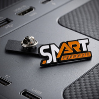 Épinglette en alliage de zinc chaud, logo de marque 2D/3D, lettre personnalisée, épinglette en émail pour promotion de marque et cadeau d'entreprise