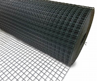Maille de fil métallique soudée de 6 pieds x 3 pieds, couleur verte et noire, revêtue de vinyle (PVC) pour la culture des plantes et les lits de pépinière