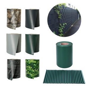 0.19*50m 450gsm PVC bạt chống thấm nước hàng rào nhựa màn hình riêng tư dải mềm cho hàng rào vườn & trang trại - Product Image 1