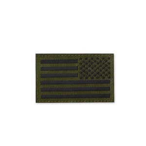 Patch Ricamata Personalizzata con Bandiera USA, Patch Riflettente <span class=keywords><strong>3M</strong></span> - Product Image 6