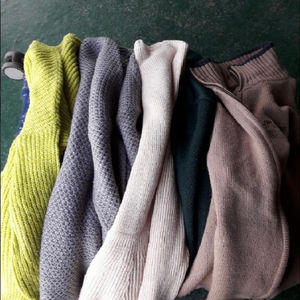 Koreaanse Hoge Kwaliteit Branded Geselecteerde Tweedehands Wol Originele Gebruikte Dames Kleding Trui In Balen - Product Image 1