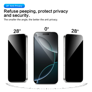 Aurey 2.5d 9h Anti protezione statica dello schermo del telefono cellulare in vetro temprato per Iphone 17 Pro <span class=keywords><strong>pellicola</strong></span> dello schermo del telefono - Product Image 4