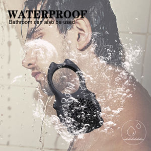 Top Seller Vibrator cincin Penis silikon dengan pengisi daya USB 10 Kecepatan + 7 jenis lampu + cincin Penis RCT nirkabel waktu senyap - Product Image 4