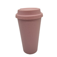 Gobelet à café réutilisable en plastique, impression personnalisée, écologique, isolation thermique