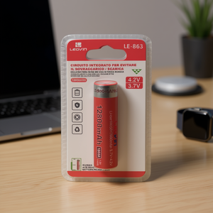 Batería Recargable Leovin 18650 de 12800mAh 4.2V, Parte Superior Plana, Alta Capacidad, Batería Digital - Product Image 3