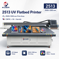 Harga Pabrik Printer UV Format Besar + 2513 UV Flatbed + Mesin untuk Karton/Kaca/Stiker + Mesin Stiker Transparan