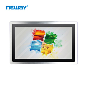 Nhà Máy 21.5 inch không quạt nhúng J1900 i3 i5 i7 Bộ vi xử lý công nghiệp tất cả trong một bảng điều khiển <span class=keywords><strong>PC</strong></span> tình trạng Chứng Khoán - Product Image 1