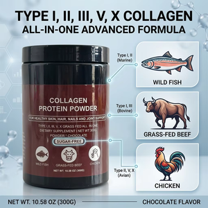 Péptidos de Colágeno Múltiple Personalizados ODM con Vitamina C para la Salud Ósea y la Elasticidad de la Piel, Marca Privada, Fábrica OEM - Product Image 5