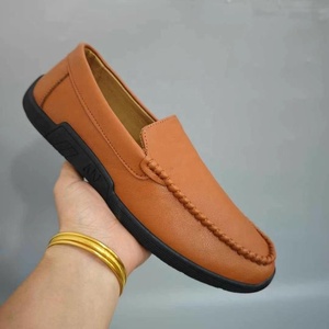 Mocasines ligeros y transpirables para hombre, zapatos de cuero sin cordones, zapatos de trabajo, diseño mixto, venta al por mayor - Product Image 5