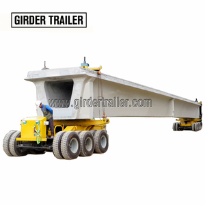<span class=keywords><strong>2</strong></span> Trục Cầu Vận Chuyển Dollies Cầu Phía Sau Chỉ Đạo Phẳng Đúc Sẵn Dầm Trailer <span class=keywords><strong>Dolly</strong></span> Cho Bán - Product Image 4