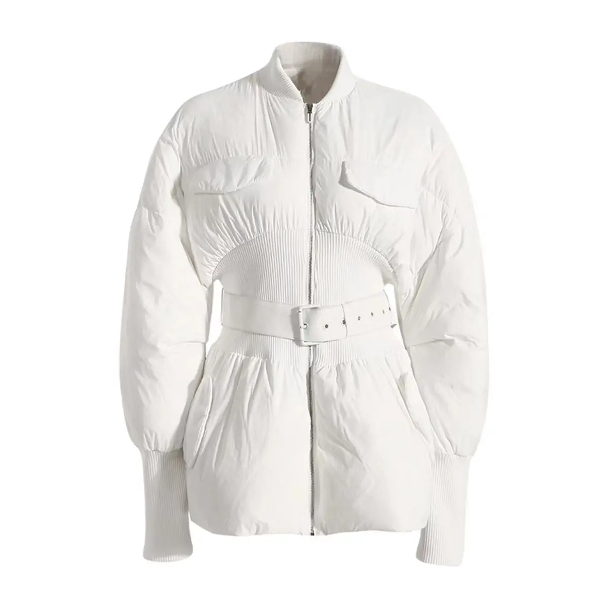 2022 Winter Wholesale Puffer Jacket Ladies Warm Hooded Cotton-padded Clothes Women Slim Long Down Winter Jackets Women Coats