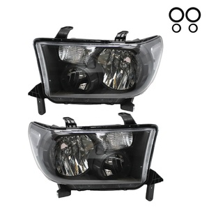 Auto parte negro medio montaje faro para <span class=keywords><strong>Toyota</strong></span> <span class=keywords><strong>Tundra</strong></span> 2007-2013 - Product Image 2