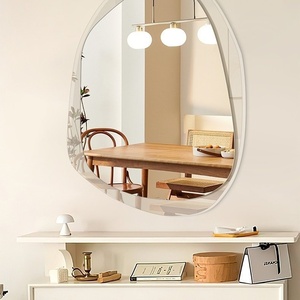 Irregular <strong>Pebble</strong> Shape Decorative <strong>Mirror</strong> Asymmetrical Wall Mounted <strong>Mirror</strong> for Living Room Bedroom - Product Image 4