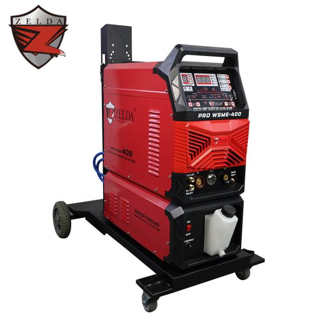 Industrial 400amp TIG Welding Machine Inverter AC DC TIG with Water Cooler IGBT Tig Aluminum Welder