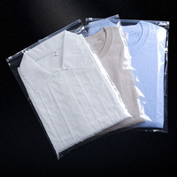 Sacs d'emballage en plastique transparent recyclable avec fermeture éclair pour pantalons, vente en gros, personnalisables avec logo