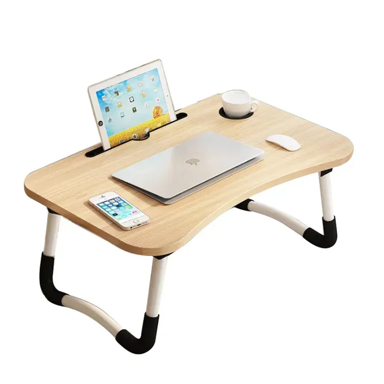 Taşınabilir dizüstü masası katlanabilir dizüstü bilgisayar masası dizüstü çalışma dizüstü bilgisayar ayaklık masası yatak ve kanepe için bilgisayar masası