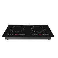 Electric Cooktops, 2 Burners, Commercial Induction Cooker