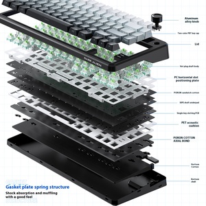 Tùy Chỉnh RGB Đèn Nền Không Dây Cho Bluetooth Bàn Phím Cơ Khí Nhà Máy Side Khắc Key Cap Cho Văn Phòng Trò Chơi E-Thể Thao Mới - Product Image 3