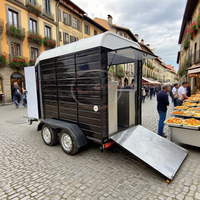 Cuisine mobile d'extérieur entièrement équipée, remorques alimentaires pour tacos, pizzas, café, barbecue, pour la restauration lors d'événements sportifs et de festivals