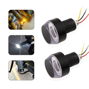 ไฟแต่งมอเตอร์ไซค์, ไฟแฮนด์, ไฟเลี้ยว, ไฟสองสีขาวและเหลือง, 12V - Product Image 5