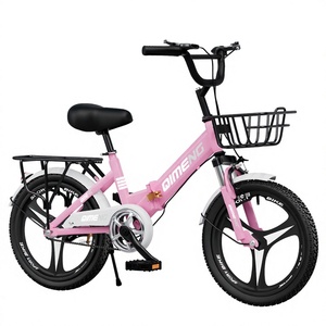 Klappfahrrad mit Doppel-V-Bremse, Dropshipping, für Kinder im Grundschulalter, Mädchen von 6-14 Jahren, 18-20-22 Zoll - Product Image 1