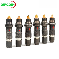 OURCONN Automotriz Tipos de conectores eléctricos Conectores Push Pull FGG 2-30 Pines Macho Hembra Circular